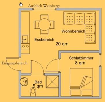 Weingut Haus Steinbach Villa Radebeul Oda fotoğraf